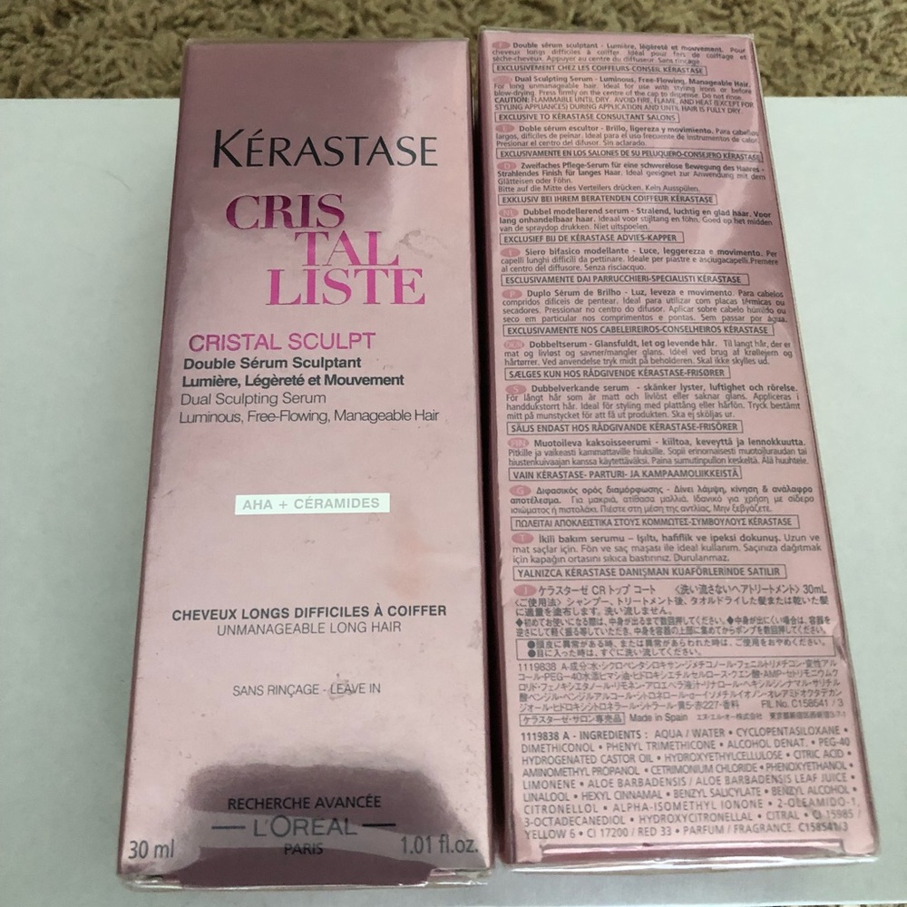 Kerastase Cristaliste Cristal Sculpt Brand New!